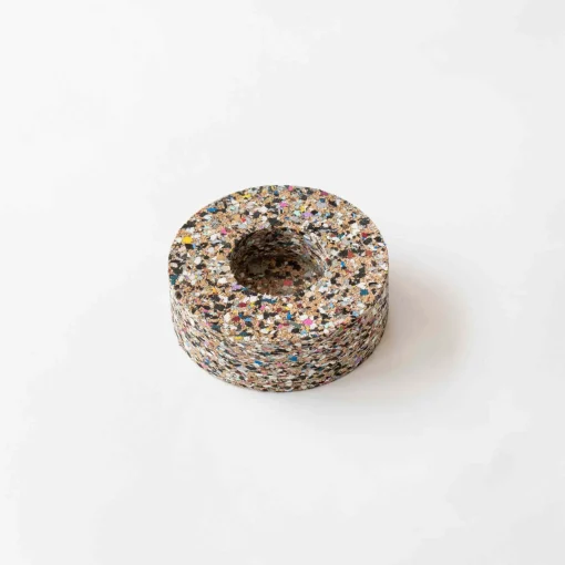 Beach Clean Recycled Cork Tealight Holder, 9cm