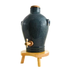 Blue Glaze Vinaigrier, 3L