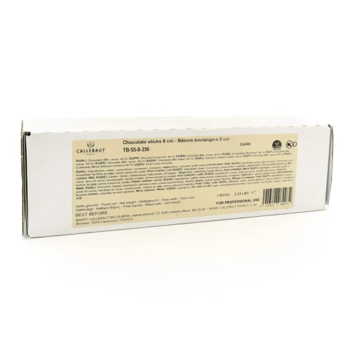 Callebaut Dark Chocolate Croissant & Pain Au Chocolat Sticks 8 cm, 1.6kg
