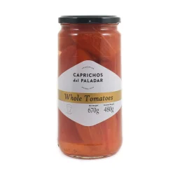 Caprichos del Paladar Whole Pera Tomatoes in Water, 670g