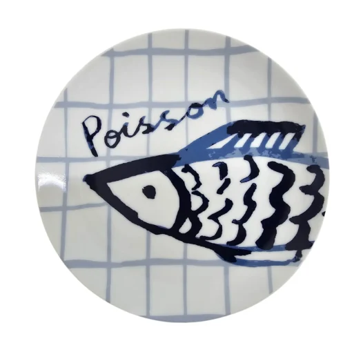 Catch of the Day Porcelain Side Plate, 19cm