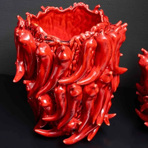 Ceramic Large Chilli Vase
