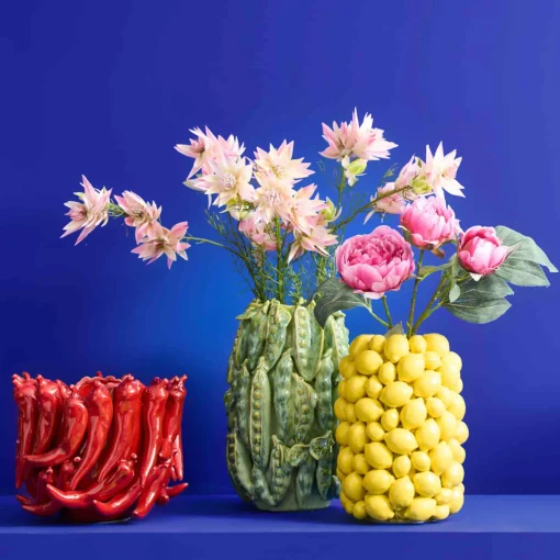 Ceramic Lemon Vase