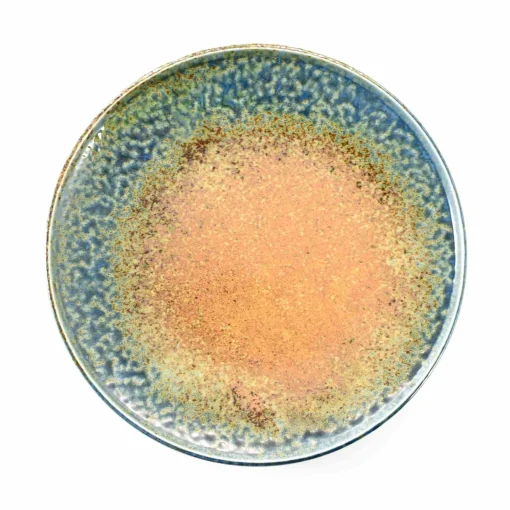 Chouseki Blue Gold Plate, 28.5cm dia x 3.5cm