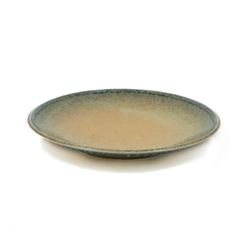 Chouseki Blue Gold Plate, 28.5cm dia x 3.5cm