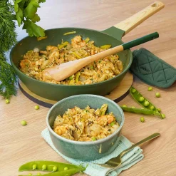 Cookut Lightweight Non-Stick Frying Pan, Green, BPA Free