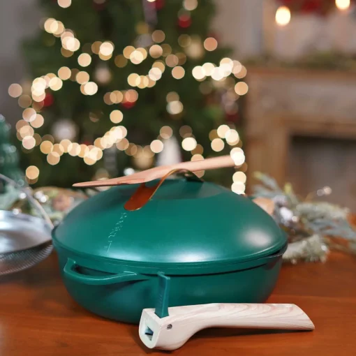 Cookut Lightweight Non-Stick Green Fabulous Pan, 28cm, BPA-Free