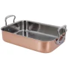 De Buyer Copper & Stainless Steel Roasting Tin, 35cm x 25cm