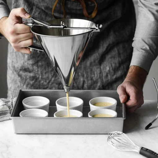 De Buyer Kwik Pro Piston Funnel with Stand