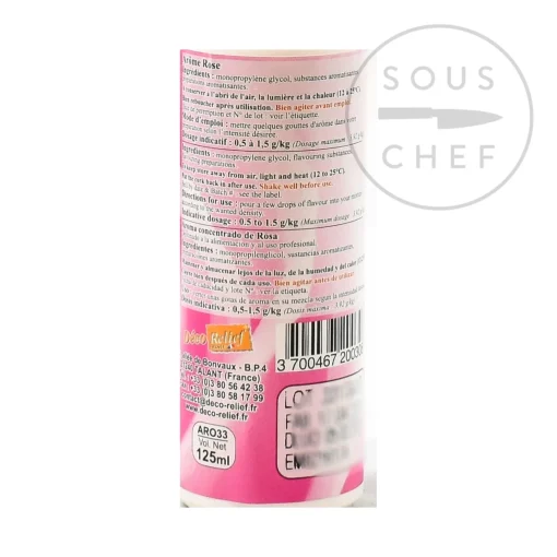 Deco Relief Concentrated Rose Flavour, 125ml