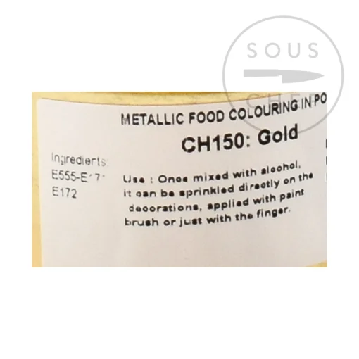 Deco Relief Edible Gold Shimmer Dust, 25g