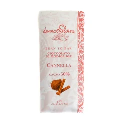 Donna Elvira Cinnamon PGI Modican Chocolate Bar, 70g