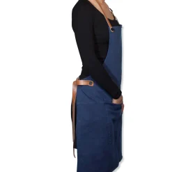 Dutchdeluxes Canvas BBQ Apron in Dark Blue