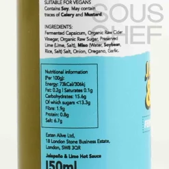 Eaten Alive Jalapeno & Lime Hot Sauce, 150ml