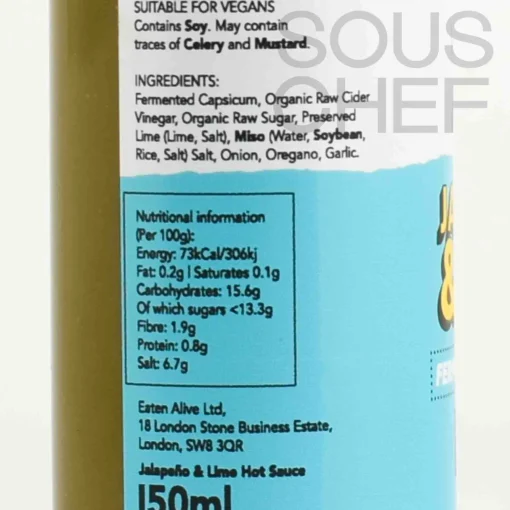 Eaten Alive Jalapeno & Lime Hot Sauce, 150ml