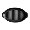 Emile Henry Limited Edition Black BBQ Griddle, 42.5x25cm