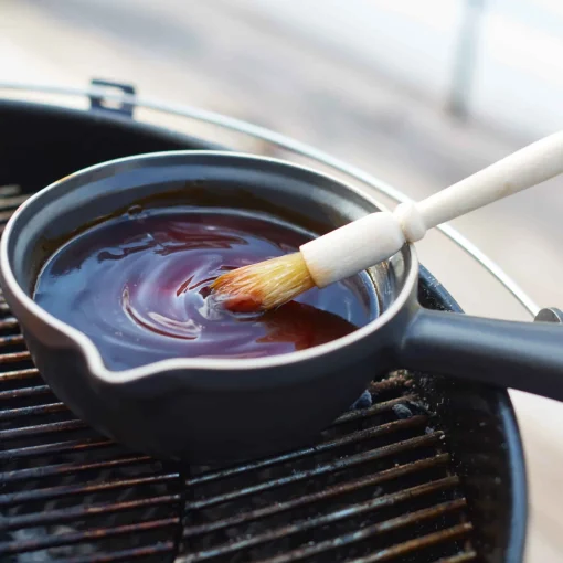 Emile Henry Limited Edition Black BBQ Sauce Pot, 1.1 Litre