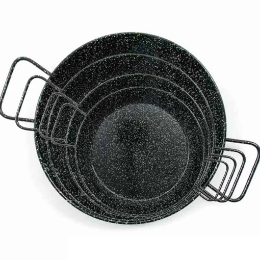 Enamelled 2 Person Paella Pan, 22cm