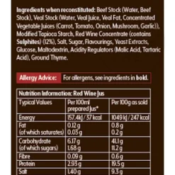 Essential Cuisine Premier Red Wine Jus, 1.2kg
