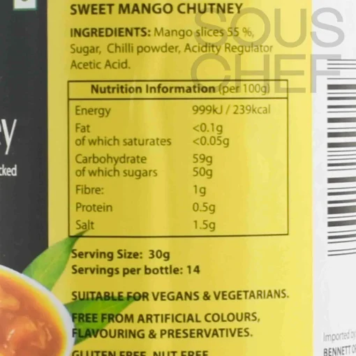 Ferns' Sweet Mango Chutney, 440g