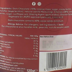 Forest Feast Dark Chocolate Sour Cherries, 120g