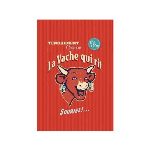 French Tea Towel - La Vache Qui Rit