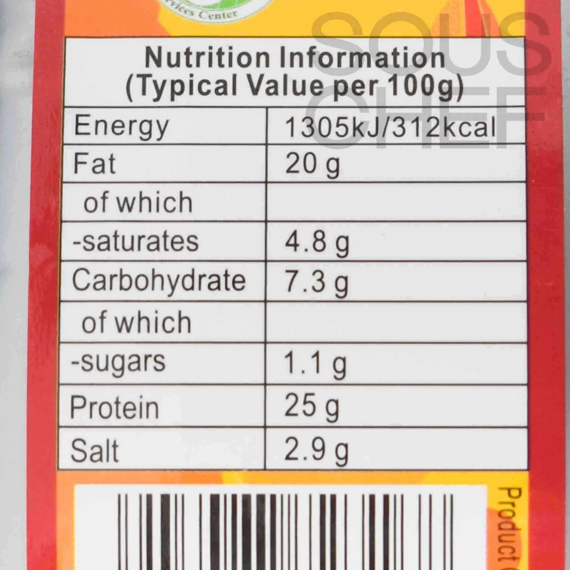 Fried Dace with Salted Black Bean, 184g