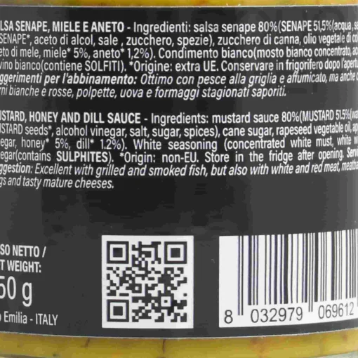 Honey Mustard and Dill Gourmet Spread, 150g
