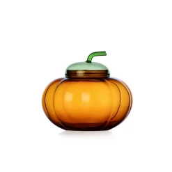 Ichendorf Milano Pumpkin Sugar Bowl with Lid, 12cm