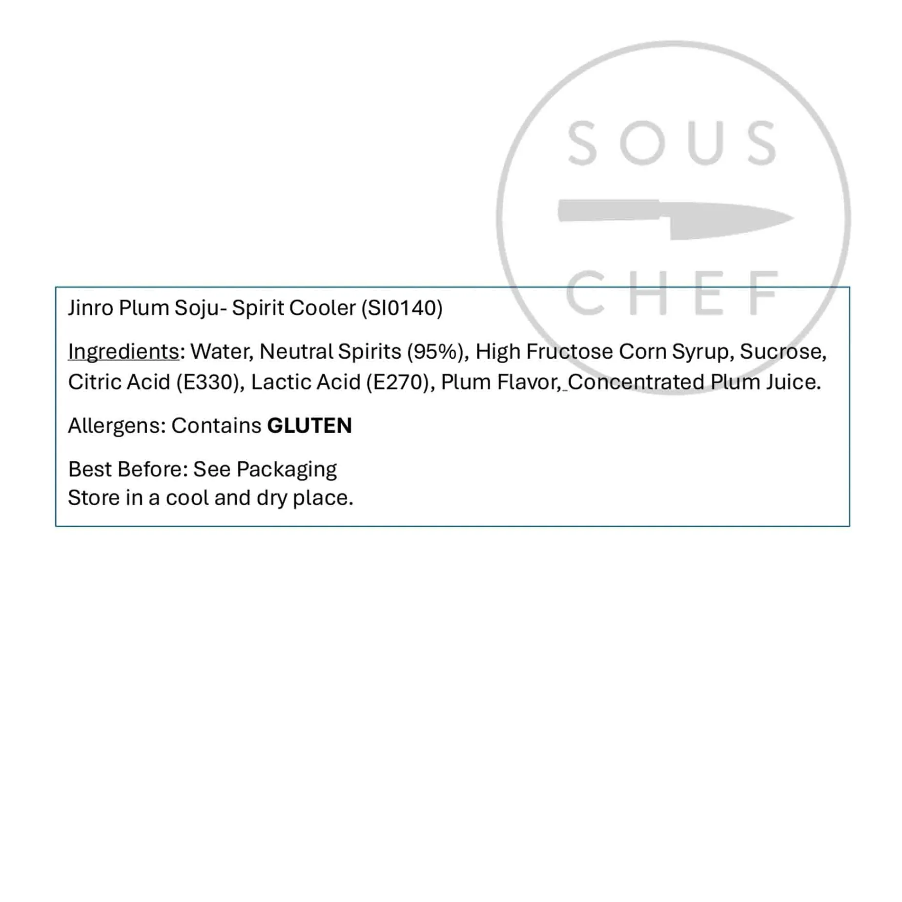 Jinro Plum Soju, 350ml