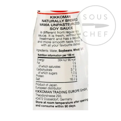 Kikkoman Nama Soy Sauce - Raw Unpasteurised, 200ml