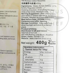 Konjac Udon Noodles, 400g