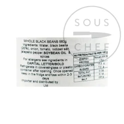 La Costena Whole Black Beans, 540g