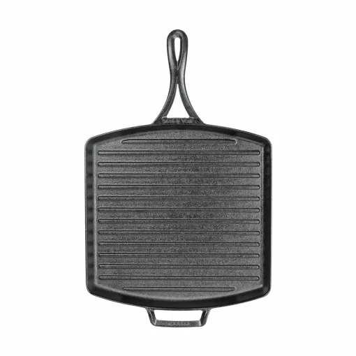 Lodge Blacklock Cast Iron Grill Pan Square, 30.5cm