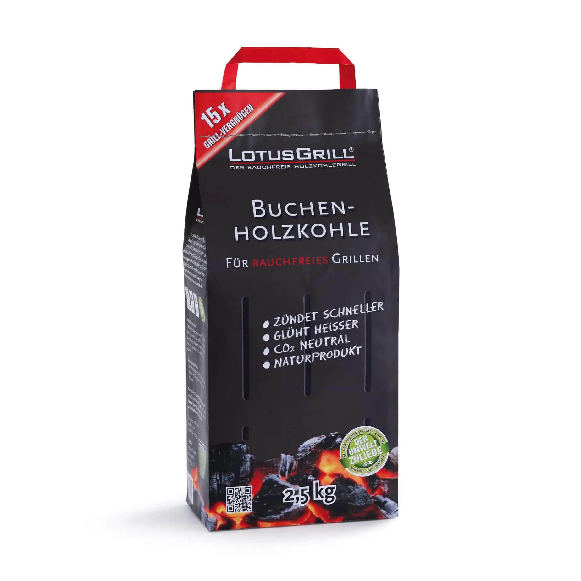 Lotus Grill Beech Charcoal, 2.5kg