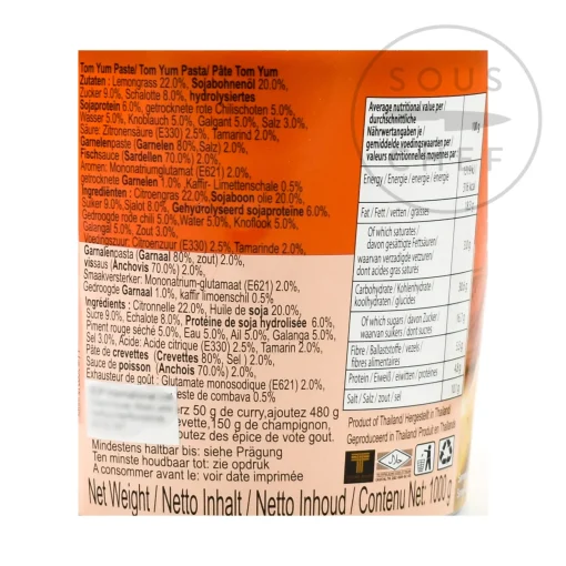 Mae Ploy Tom Yum Paste, 1kg