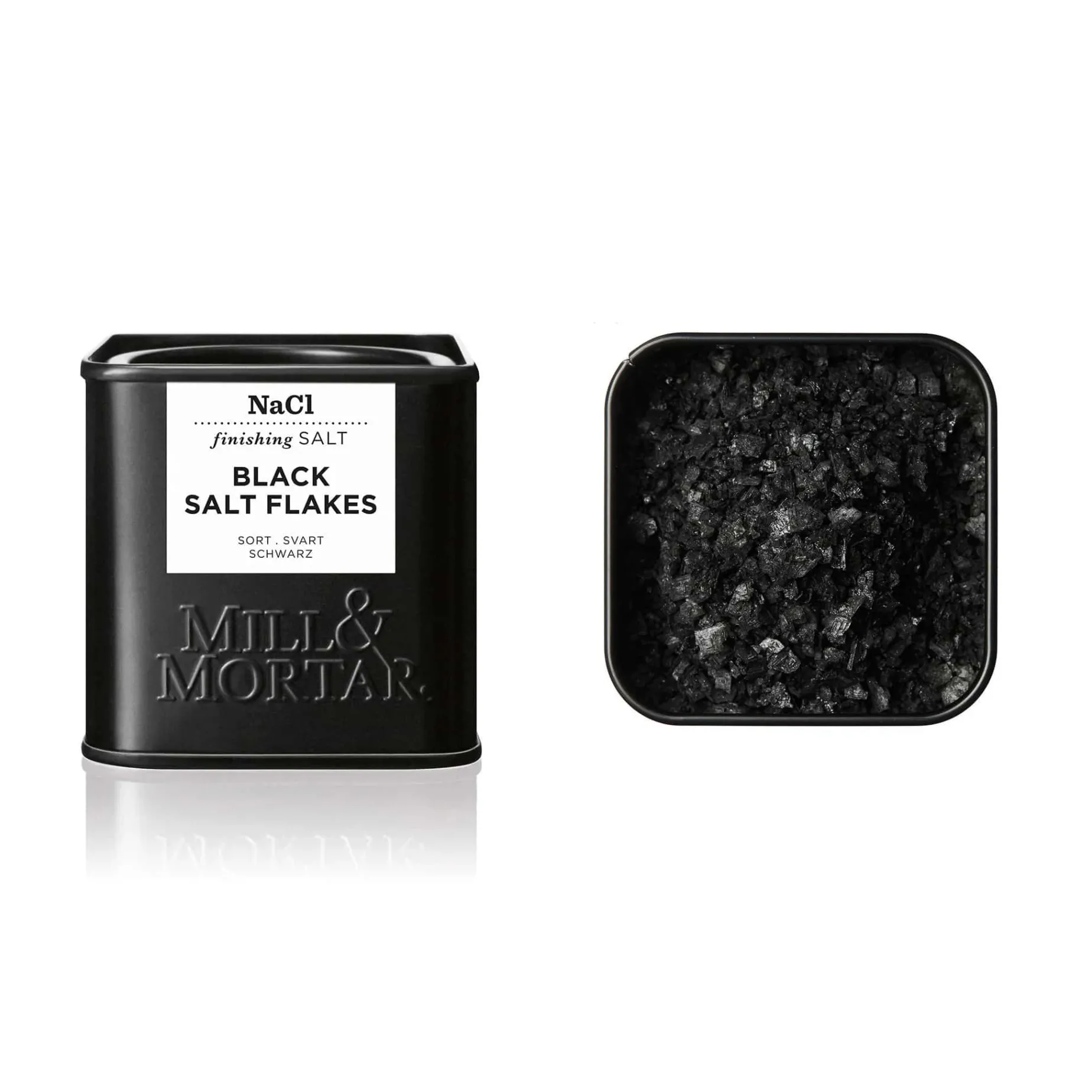 Mill & Mortar Black Salt Flakes, 80g