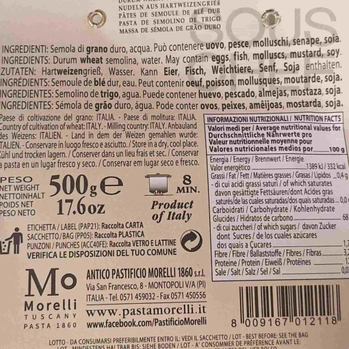 Morelli Ziti di Toscana, 500g