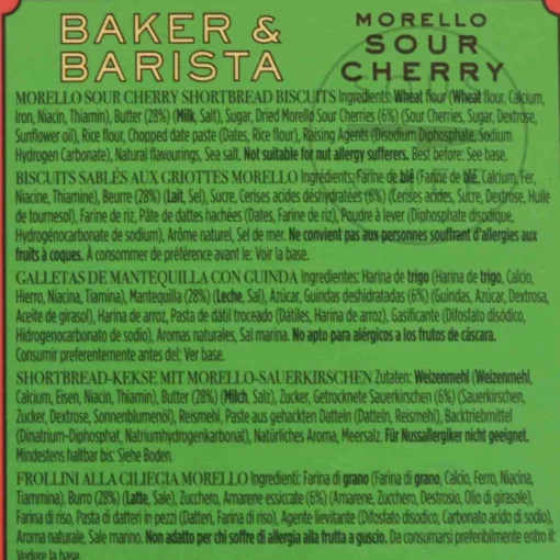 Morello Sour Cherry Biscuits, 120g