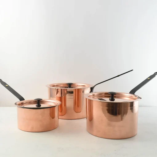 Netherton Foundry Copper Saucepan with Lid
