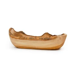 Olive Wood Rustic Serving Bowl, 27cm
