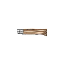 Opinel Brown Birch Sandvik Folding Knife