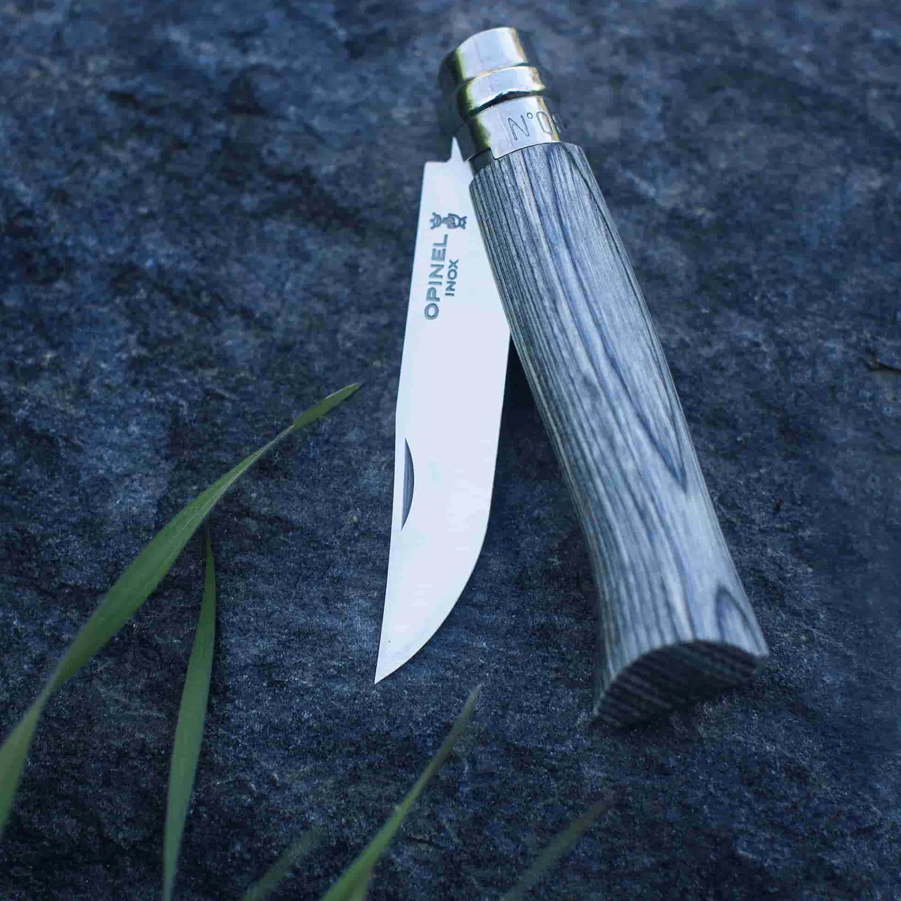 Opinel Grey Birch Sandvik Folding Knife