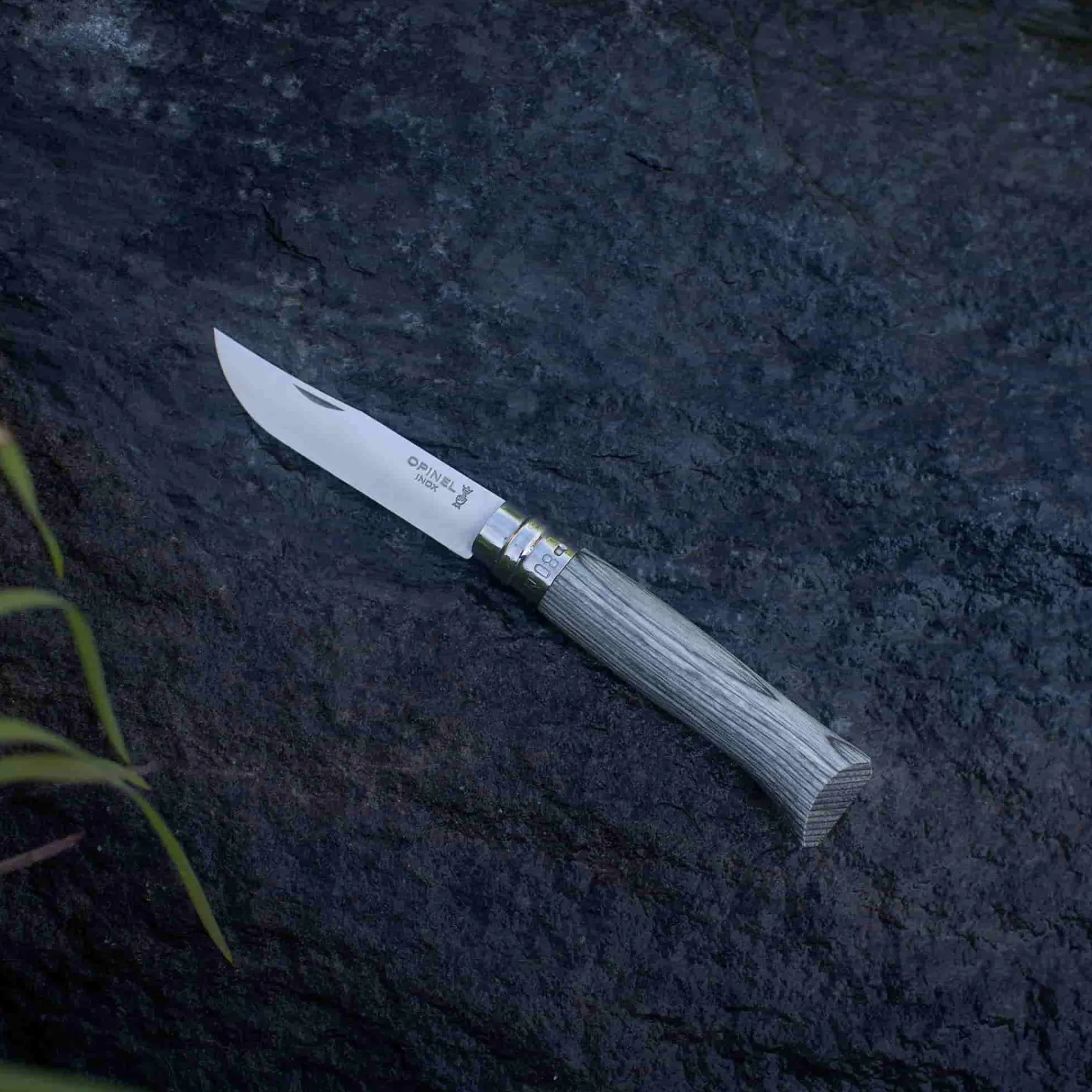 Opinel Grey Birch Sandvik Folding Knife