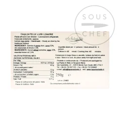 Pasta Di Aldo Tagliatelle Egg Pasta with Lemon, 250g