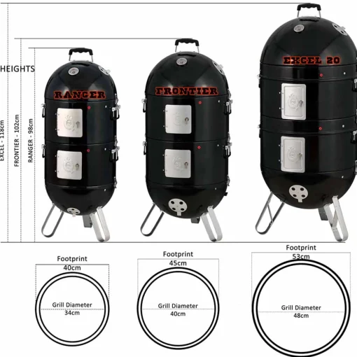ProQ Frontier Elite 3in1 BBQ Smoker