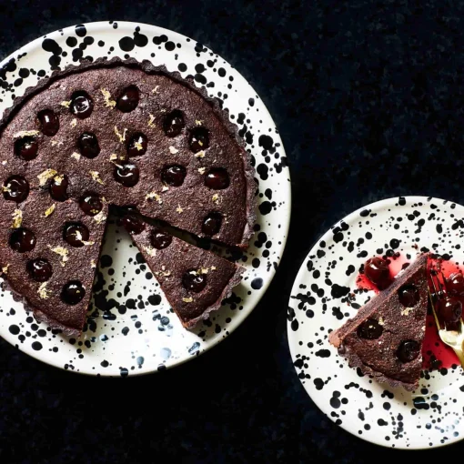 Puglia Black Splatter Bowl, 19cm