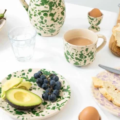 Puglia Green Splatter Egg Cup