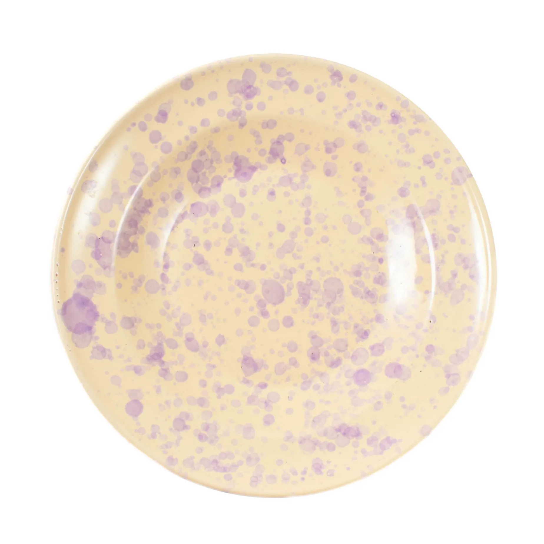 Puglia Lilac Splatter Pasta Bowl, 29cm