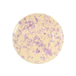Puglia Lilac Splatter Side Plate, 19cm